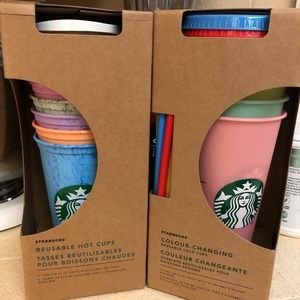 Starbucks COLD Color Changing Cups Set
